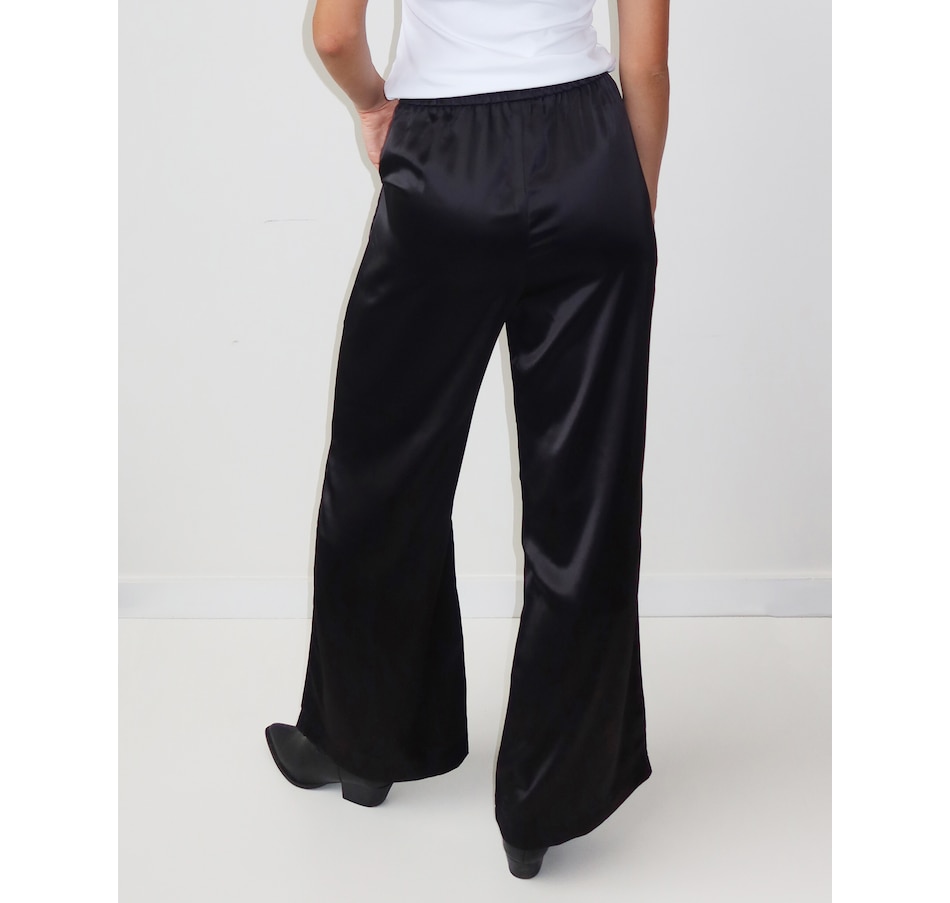 Image 409485_ALTMORE2.jpg, Product 409-485 / Price $79.88, Brunette The Label Satin Straight Leg Pant from Brunette The Label on TSC.ca's Fashion department