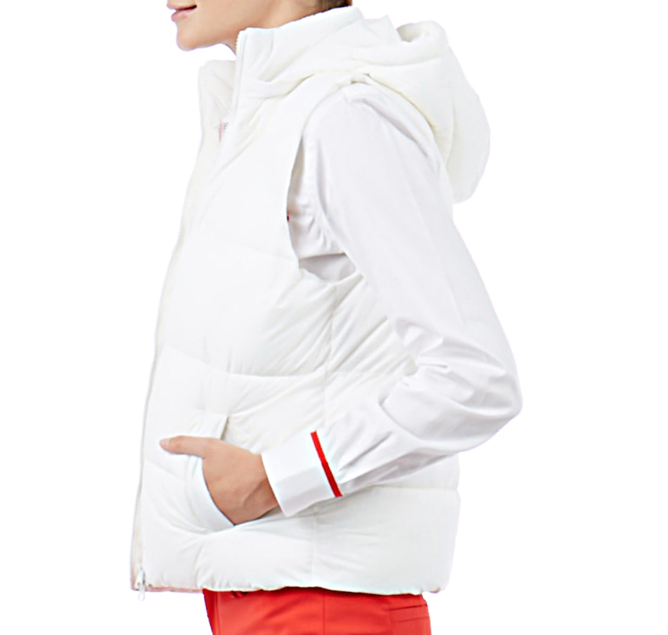 Image 409536_ALTMORE1.jpg, Product 409-536 / Price $64.33, PINK TARTAN Hooded Puffer Vest from PINK TARTAN on TSC.ca's Fashion department