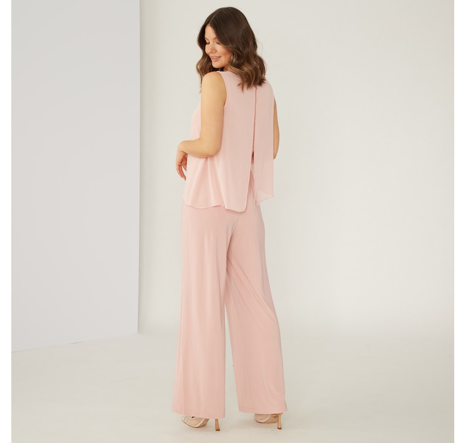 Clothing & Shoes - Dresses & Jumpsuits - Jumpsuits - Nina Leonard Wide ...