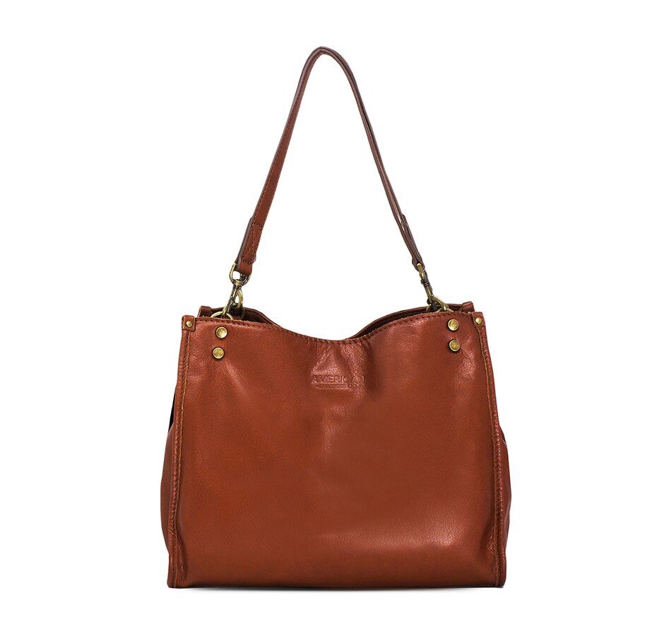 Clothing & Shoes - Handbags - American Leather Co. Lenox Triple Entry ...