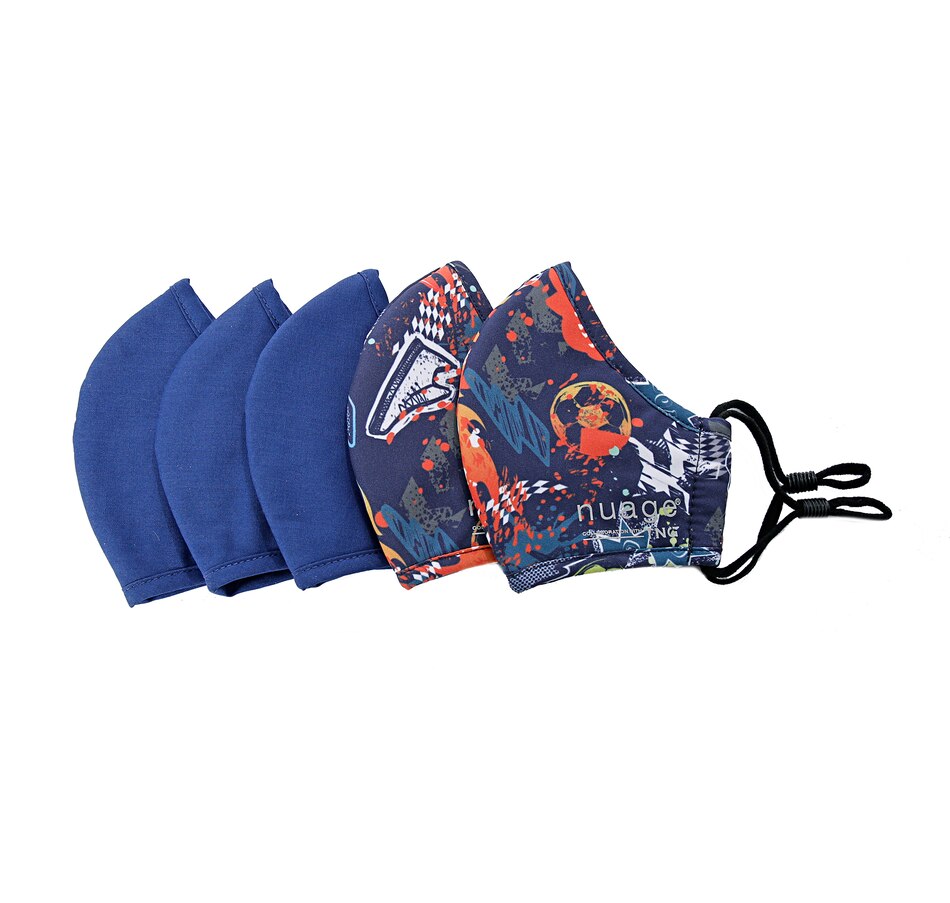 tsc.ca Nuage Reusable Kids Masks 5Pack
