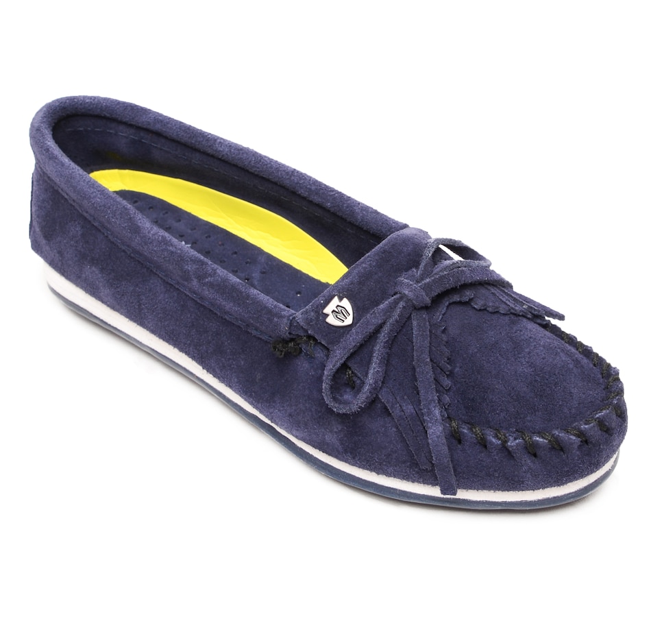 Image 409926_NVY.jpg, Product 409-926 / Price $69.33, Minnetonka Kilty Plus Moc from Minnetonka on TSC.ca's Shoes department