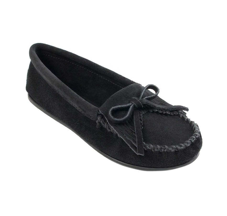 Image 409928_BLK.jpg, Product 409-928 / Price $39.33, Minnetonka Kilty Moc from Minnetonka on TSC.ca's Shoes department