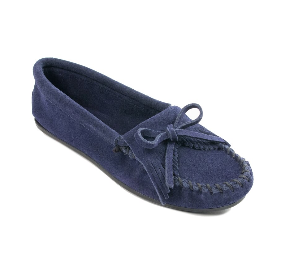 Image 409928_NVY.jpg, Product 409-928 / Price $39.33, Minnetonka Kilty Moc from Minnetonka on TSC.ca's Shoes department