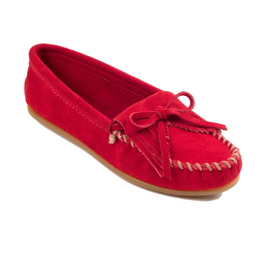 Image 409928_RED.jpg, Product 409-928 / Price $39.33, Minnetonka Kilty Moc from Minnetonka on TSC.ca's Shoes department