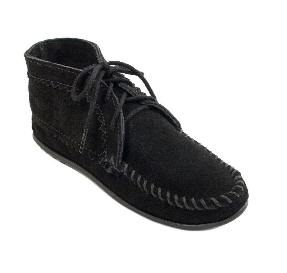 Image 409938_BLK.jpg, Product 409-938 / Price $59.33, Minnetonka Suede Ankle Boot from Minnetonka on TSC.ca's Shoes department