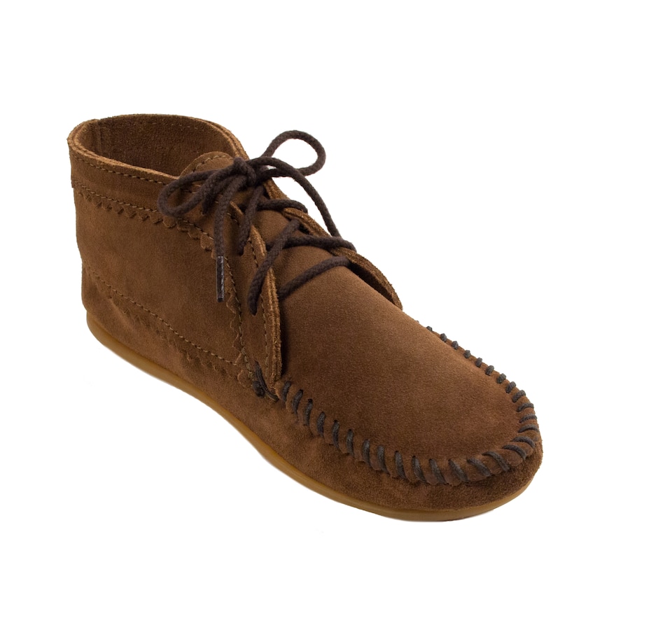 Image 409938_DUBRW.jpg, Product 409-938 / Price $59.33, Minnetonka Suede Ankle Boot from Minnetonka on TSC.ca's Shoes department