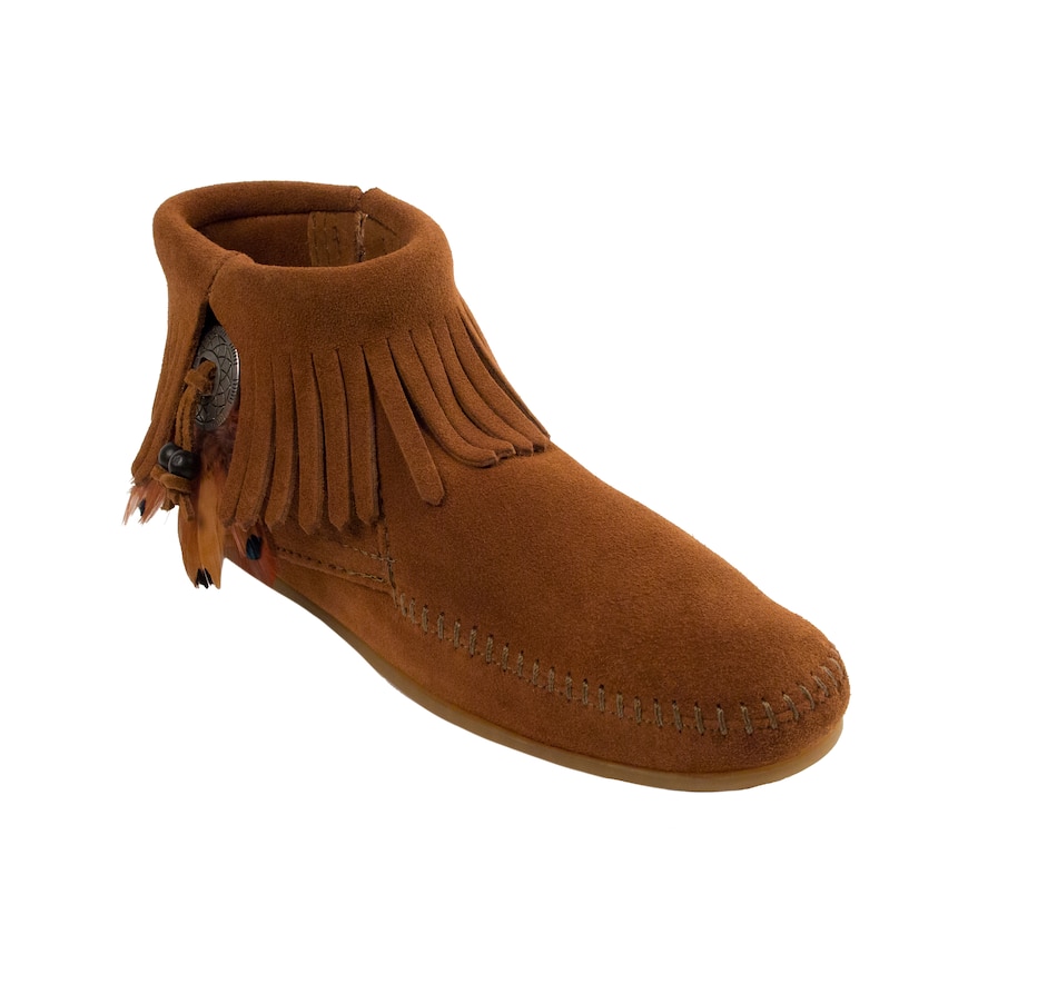Image 409939_BRN.jpg, Product 409-939 / Price $59.33, Minnetonka Concho Feather Boot from Minnetonka on TSC.ca's Shoes department