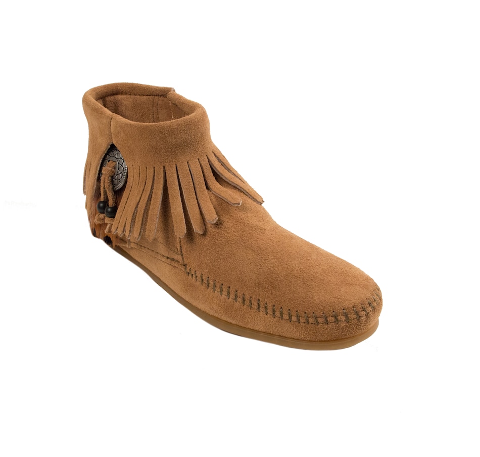 Image 409939_TPE.jpg, Product 409-939 / Price $59.33, Minnetonka Concho Feather Boot from Minnetonka on TSC.ca's Shoes department