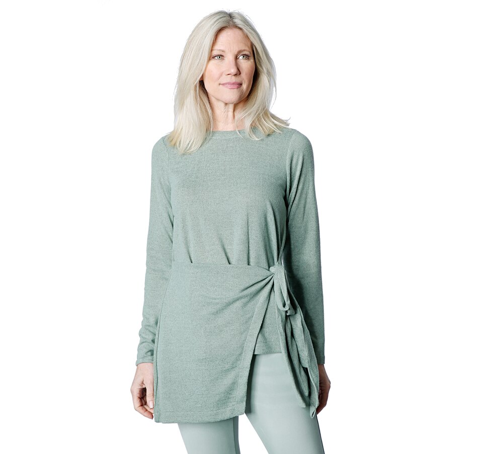 Image 409998_MOS.jpg, Product 409-998 / Price $19.33, DG2 by Diane Gilman Tie Waist Drama Top from DG2 by Diane Gilman on TSC.ca's Fashion department