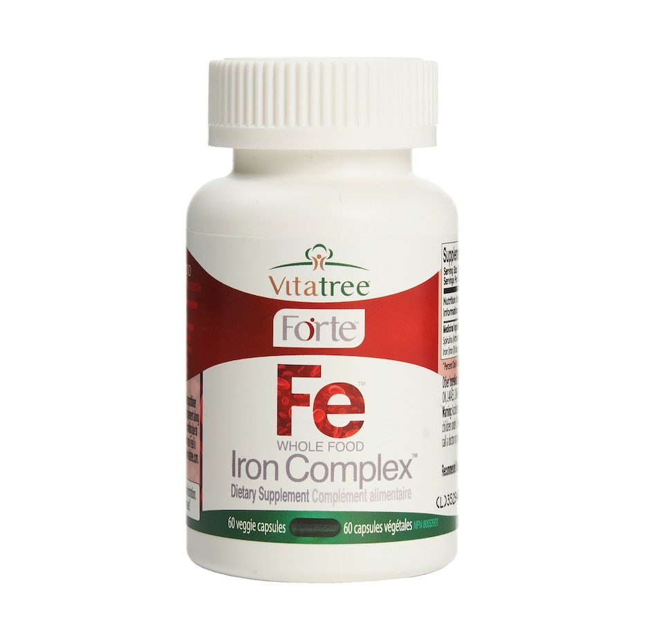 Image 413876_ALTMORE2.jpg, Product 413-876 / Price $87.49, 60-Day Auto-Delivery VitaTree Forte Whole Food Iron Complex 60-Day Supply from VitaTree Nutritionals on TSC.ca's Health & Fitness department