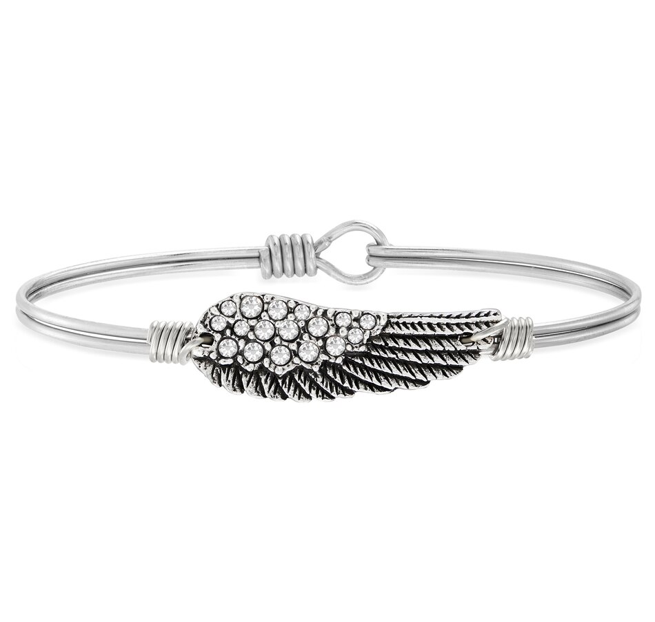 Image 418760_SVT.jpg, Product 418-760 / Price $29.33, Luca + Danni Angel Wing Bangle in Crystal from Luca + Danni on TSC.ca's Jewellery department