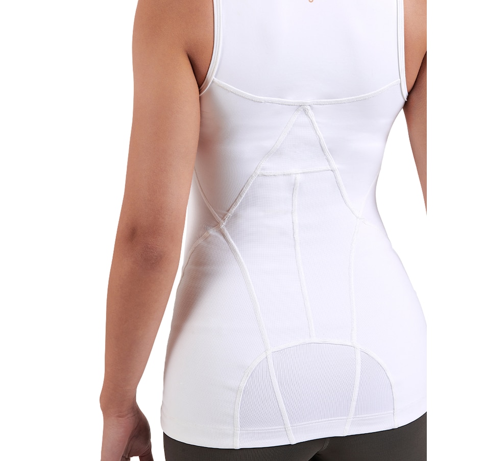 Tommie Copper Women's Black Lower Back Support Compression Tank