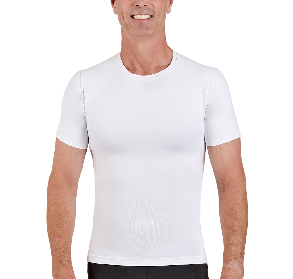Tommie Copper Short Sleeve Mens Compression Shirt, Full Back
