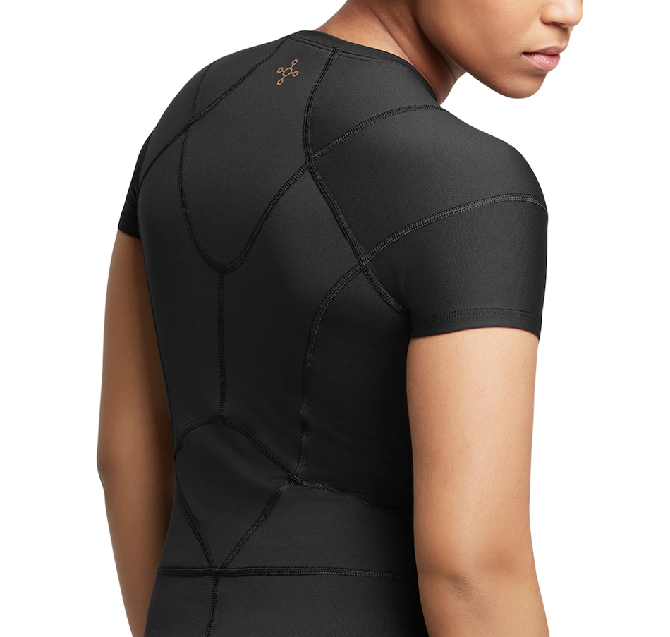 Tommie Copper Short Sleeve Women's Compression Shirt, Full Back Support  Shirt, Shoulder & Posture, Black, Small : : Clothing, Shoes &  Accessories