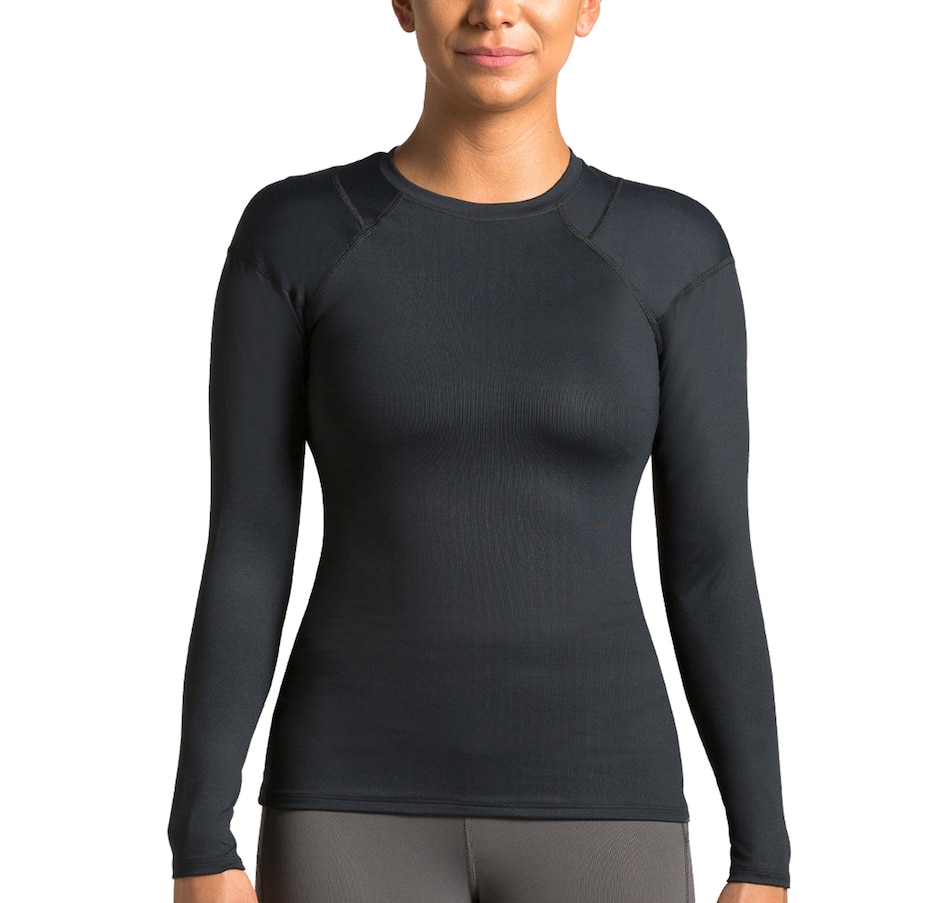 Image 420973_BLK.jpg, Product 420-973 / Price $178.99, Tommie Copper Women's Pro-Grade Long Sleeve Shoulder Support Shirt from Tommie Copper on TSC.ca's Health & Fitness department