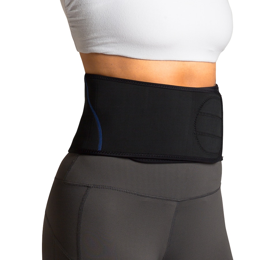 Tommie Copper Lower Back & Shoulder Therapy Wrap with Hot & Cold Gel Packs
