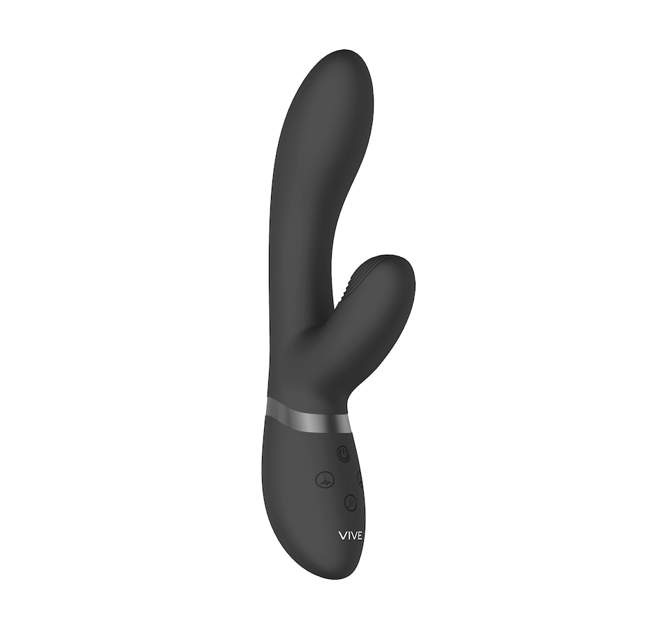Image 420982_BLK.jpg, Product 420-982 / Price $119.00, Vive Kyra Double Action Pulse Wave Clitoral Rabbit from VIVE on TSC.ca's Sexual Wellness department