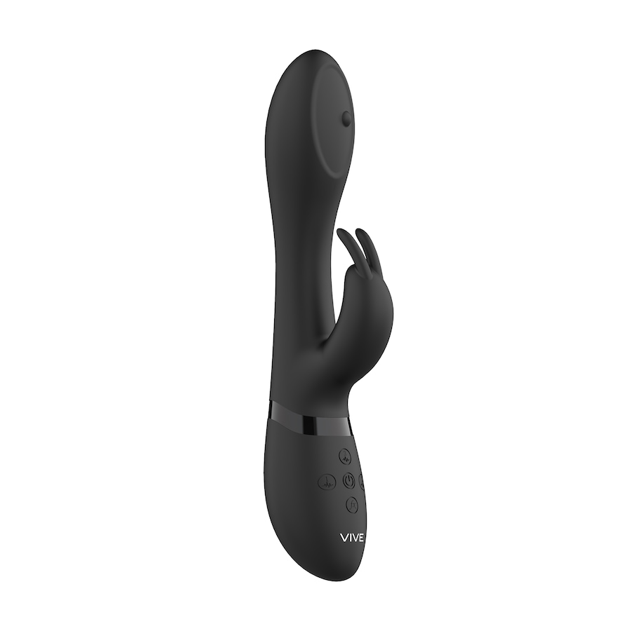 Image 420983_BLK.jpg, Product 420-983 / Price $139.00, Vive Mira Triple Action 360 Spinning G-Spot Rabbit from VIVE on TSC.ca's Sexual Wellness department