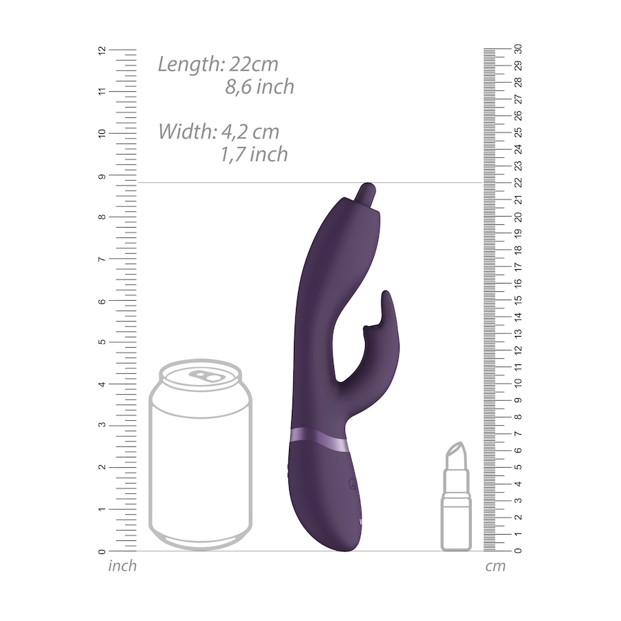 Image 420984_ALTMORE1.jpg, Product 420-984 / Price $139.00, Vive Nilo Triple Action Pinpoint Rotating G-Spot Rabbit from VIVE on TSC.ca's Sexual Wellness department