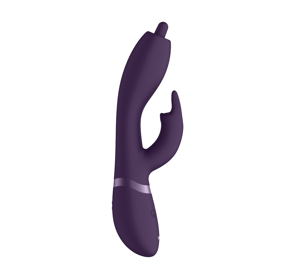 Image 420984_PUR.jpg , Product 420-984 / Price $132.00 , Vive Nilo Triple Action Pinpoint Rotating G-Spot Rabbit from VIVE on TSC.ca's Sexual Wellness department