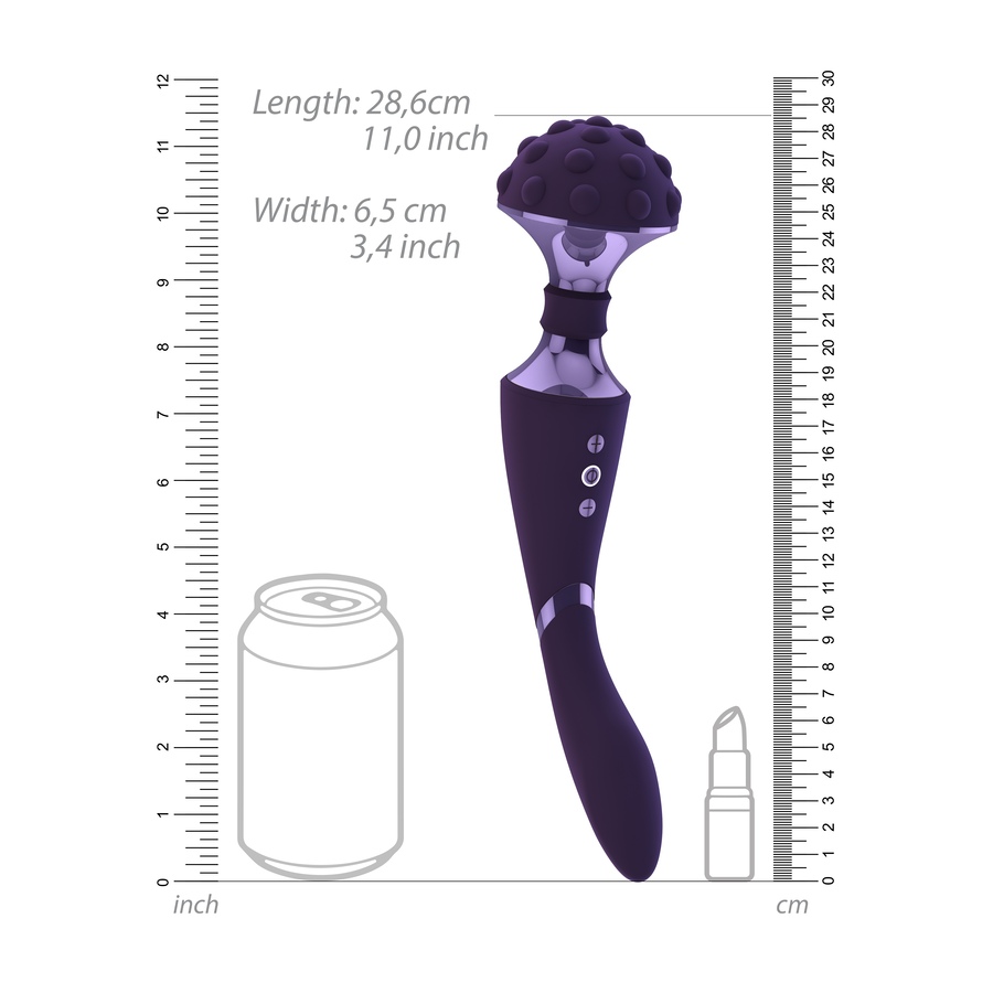 Image 420987_ALTMORE1.jpg, Product 420-987 / Price $119.00, Vive Shiatsu Double Action Bendable Massager Wand from VIVE on TSC.ca's Sexual Wellness department