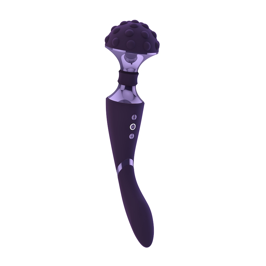 Image 420987_PUR.jpg, Product 420-987 / Price $119.00, Vive Shiatsu Double Action Bendable Massager Wand from VIVE on TSC.ca's Sexual Wellness department