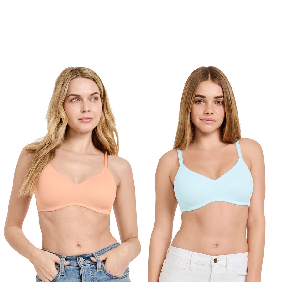 Image 422115_PHEBL.jpg, Product 422-115 / Price $98.00, Jockey Smooth and Sleek Wirefree Full Coverage Lined Bra (2-pack) from Jockey on TSC.ca's Fashion department