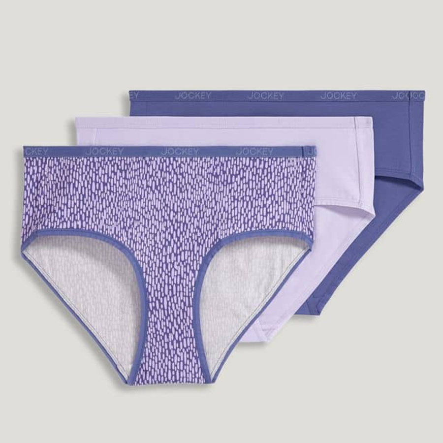 Image 422118_PUMU.jpg, Product 422-118 / Price $29.00, Jockey Organic Cotton Logo Hipster Brief (3-pack) from Jockey on TSC.ca's Fashion department