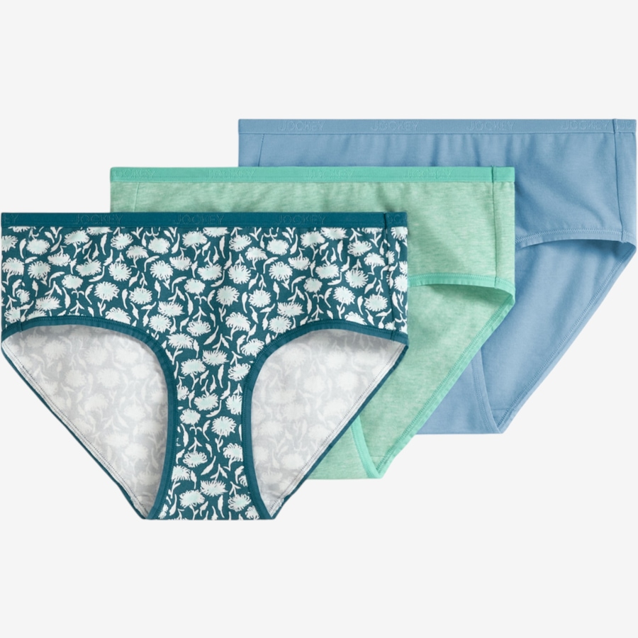 Image 422118_TEMU.jpg, Product 422-118 / Price $29.00, Jockey Organic Cotton Logo Hipster Brief (3-pack) from Jockey on TSC.ca's Fashion department
