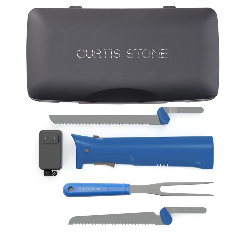 Image 425523_CLABE.jpg, Product 425-523 / Price $49.88, Curtis Stone Cordless Electric Carving Knife Set from Curtis Stone on TSC.ca's Kitchen department