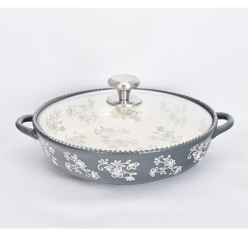 Image 425536_FLLGR.jpg, Product 425-536 / Price $34.88, Temp-tations 3-Quart Round Baker with Glass Lid from temp-tations on TSC.ca's Kitchen department