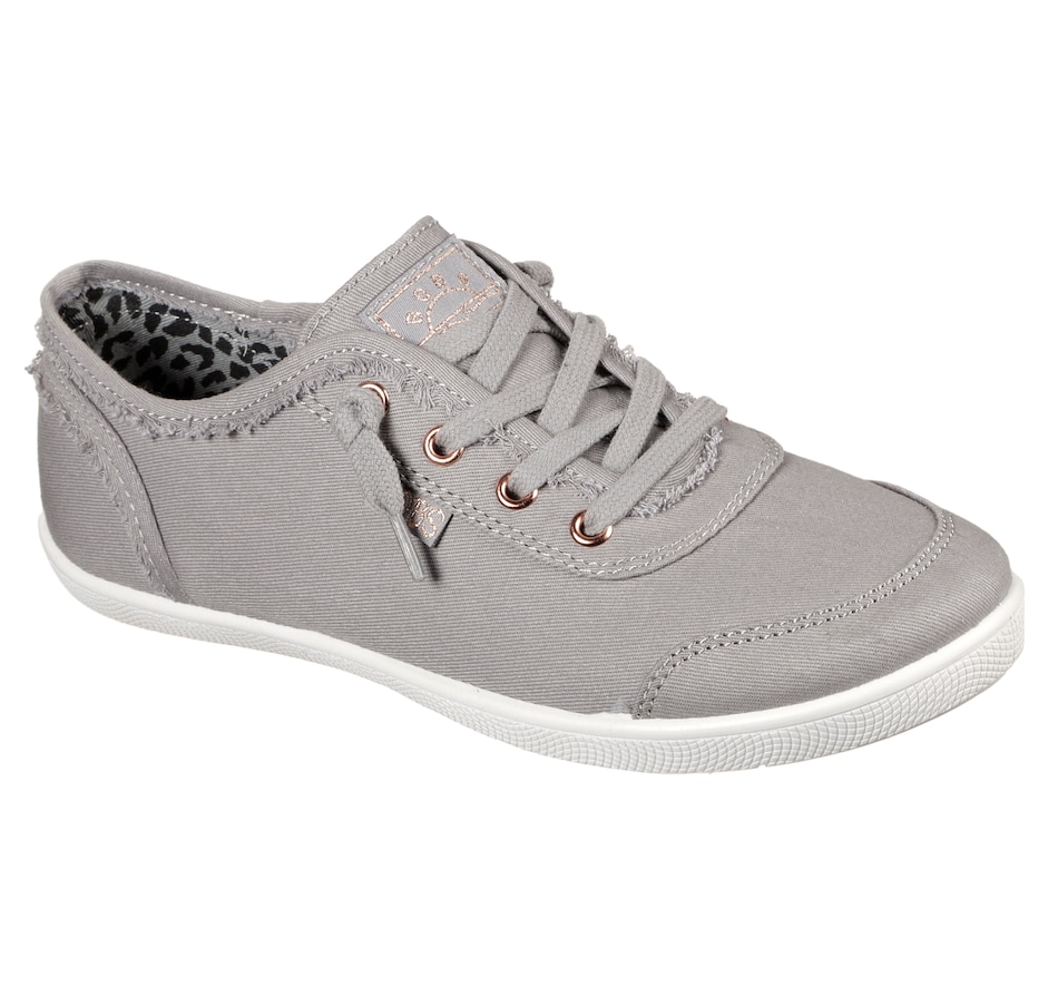 frayed canvas shoes