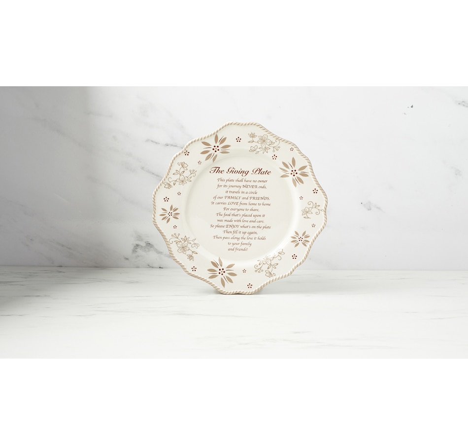 Image 438529_TPE.jpg, Product 438-529 / Price $29.99, Temp-tations 12" Giving Plate from temp-tations on TSC.ca's Kitchen department