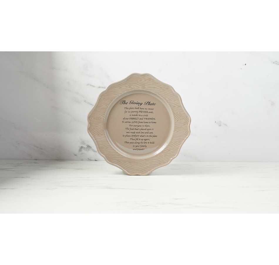 Image 438529_WOOLT.jpg, Product 438-529 / Price $29.99, Temp-tations 12" Giving Plate from temp-tations on TSC.ca's Kitchen department