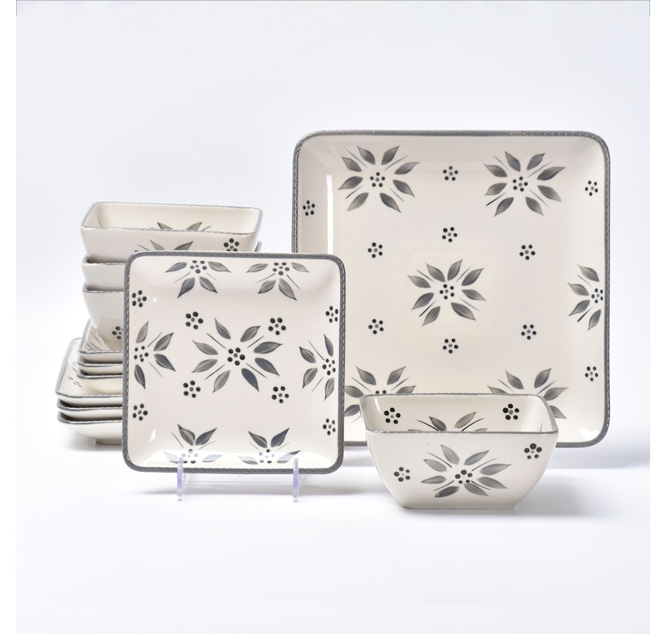Image 438531_ODWGR.jpg, Product 438-531 / Price $39.88, Temp-tations 12-Piece Dinnerware Set from temp-tations on TSC.ca's Kitchen department