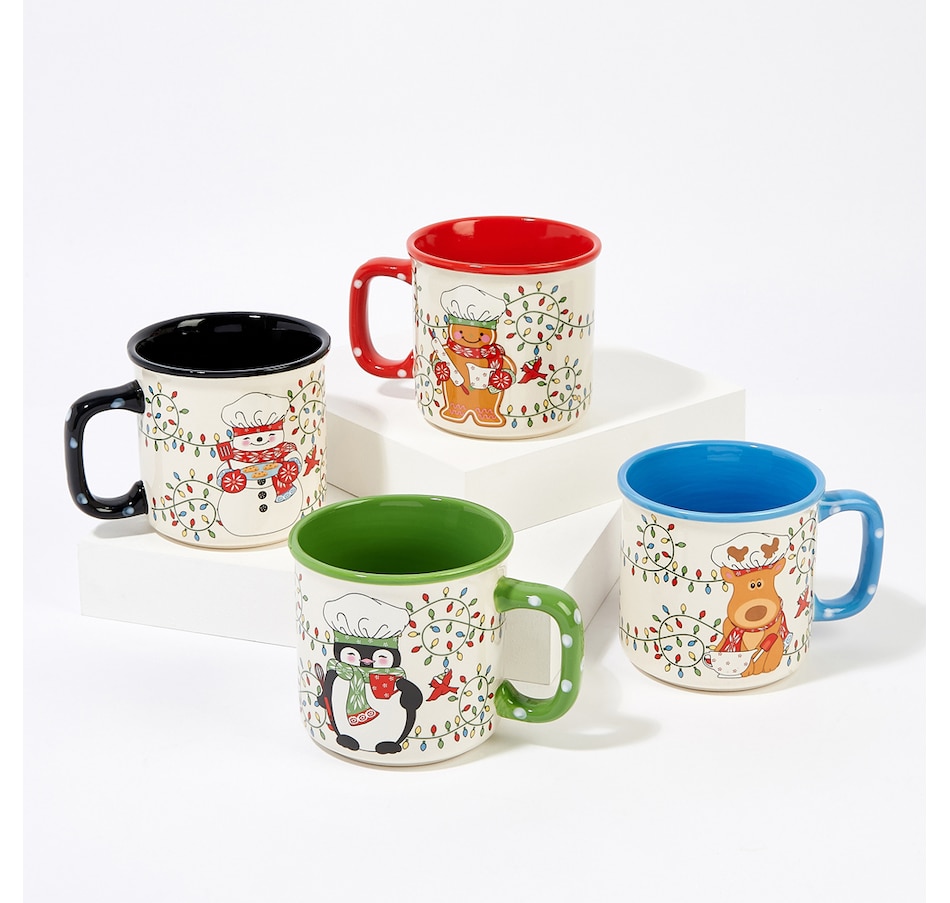 Image 438532_HL.jpg, Product 438-532 / Price $19.33, temp-tations Holiday Mug Gift Set (Set of 4) from temp-tations on TSC.ca's Kitchen department