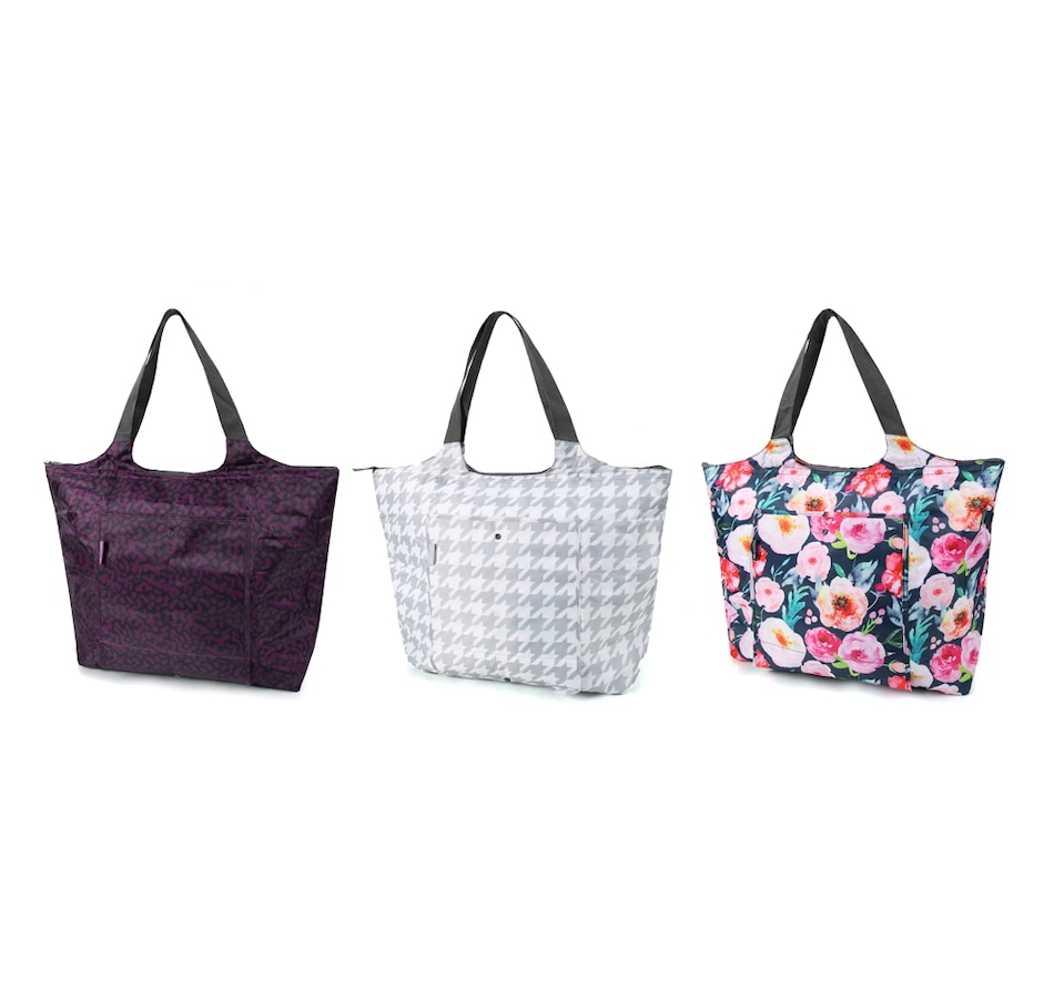 Image 438538_CLAS2.jpg, Product 438-538 / Price $39.99, California Innovations Jumbo Market Totes (Set of 3) from California Innovations on TSC.ca's Kitchen department
