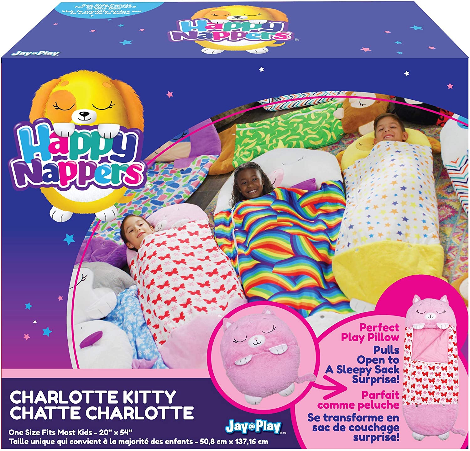 かなう様naptimeクッション Happy Nappers with Bonus Moodimals Reversible Octopus Plush - TSC.ca