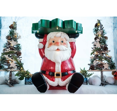 Holiday Memories Lit Stool