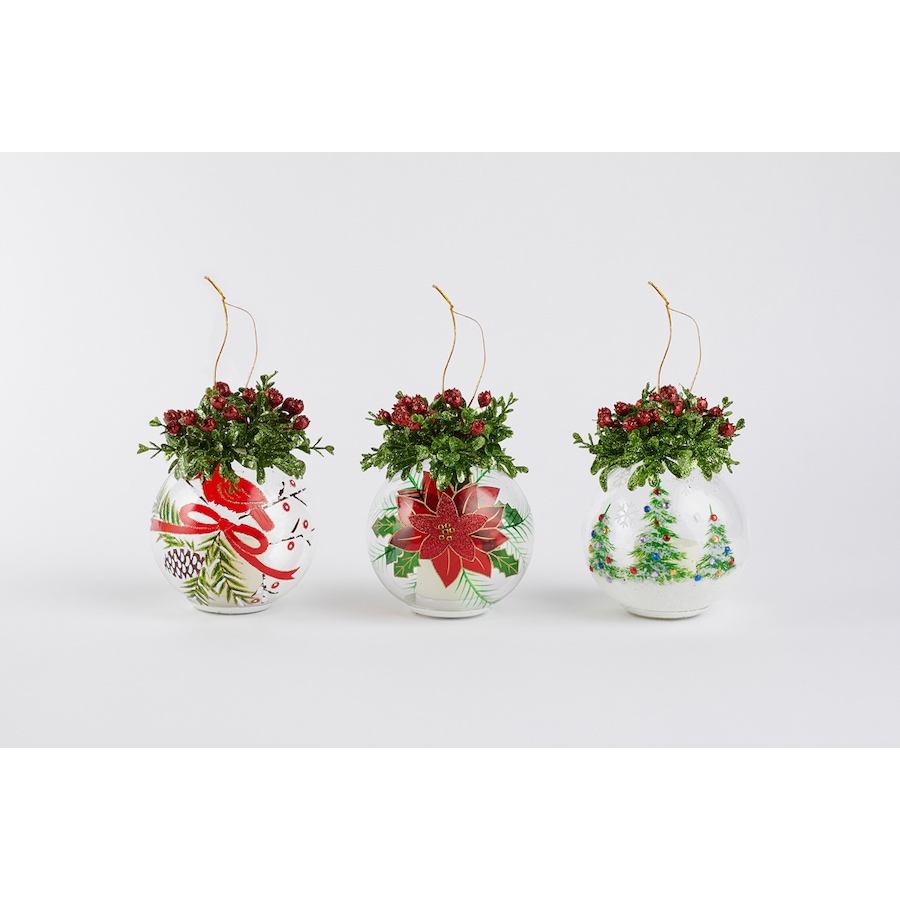 Image 441039_ALTMORE2.jpg, Product 441-039 / Price $29.88, Holiday Memories Holiday Glass Ornaments (Set of 3) from Holiday Memories on TSC.ca's Home & Garden department