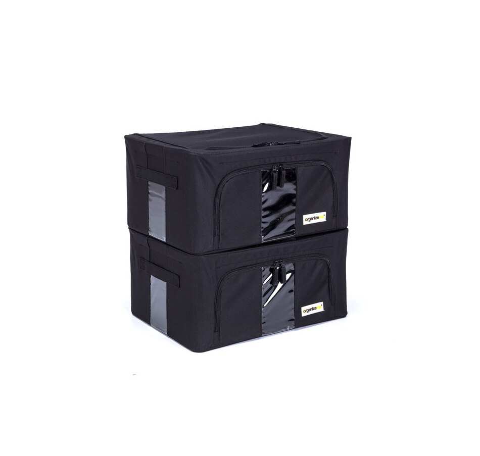 Image 442954_BLK.jpg, Product 442-954 / Price $41.99, OrganizeMe 2-Pack Small Collapsible Pop Up Bin Bundle from Organizeme on TSC.ca's Home & Garden department