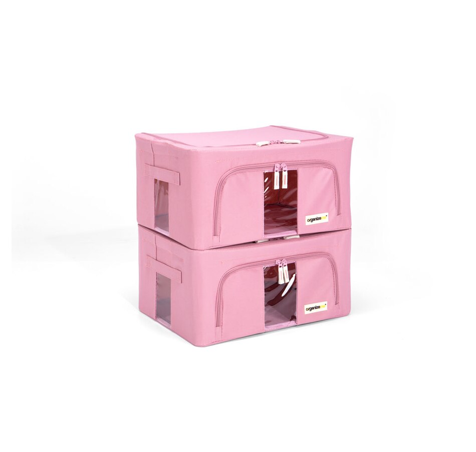 Image 442954_CRSE.jpg, Product 442-954 / Price $41.99, OrganizeMe 2-Pack Small Collapsible Pop Up Bin Bundle from Organizeme on TSC.ca's Home & Garden department
