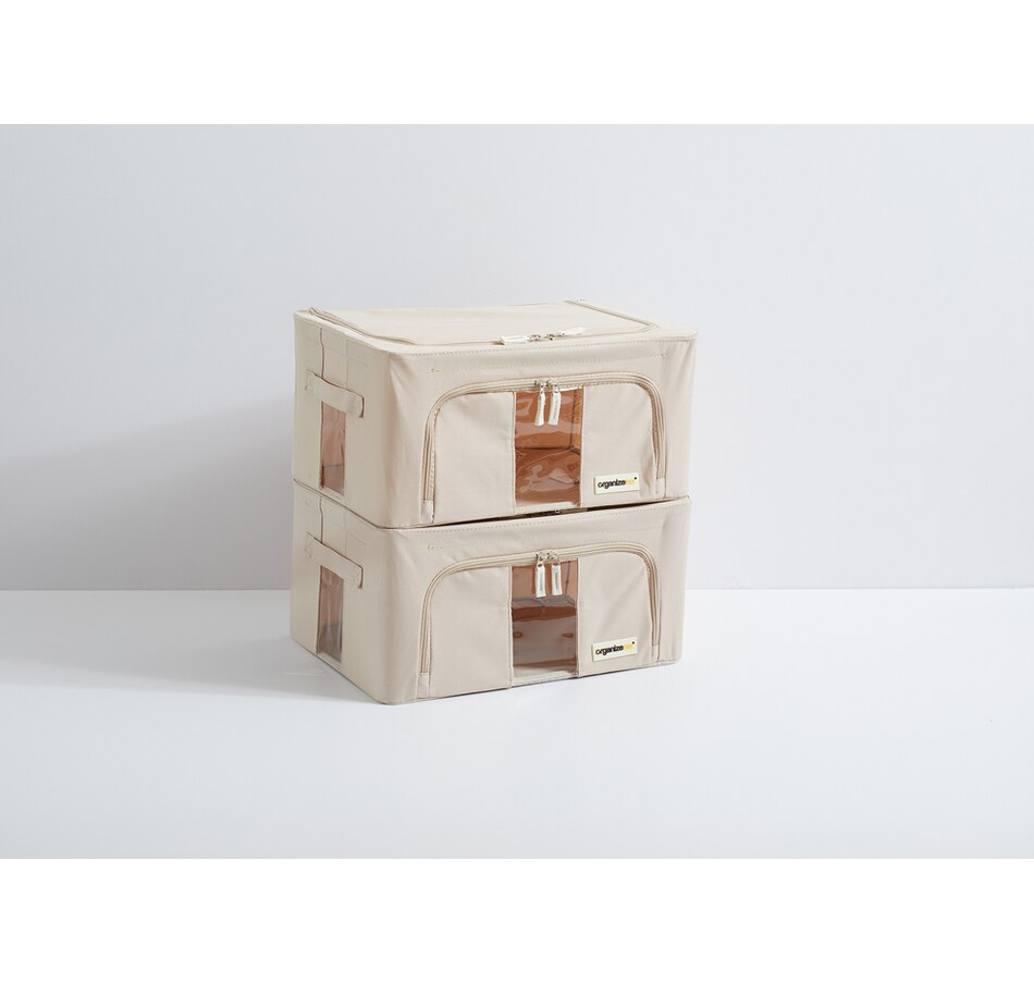 Image 442954_LGTU.jpg, Product 442-954 / Price $41.99, OrganizeMe 2-Pack Small Collapsible Pop Up Bin Bundle from Organizeme on TSC.ca's Home & Garden department