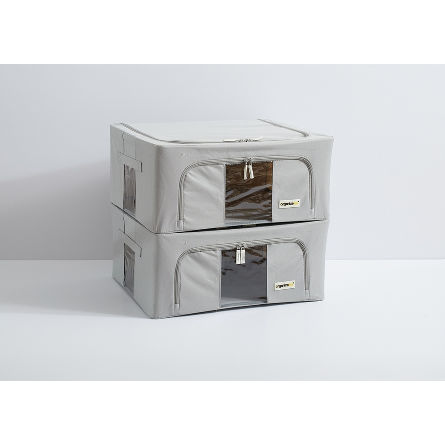 Image 442955_LGR.jpg, Product 442-955 / Price $52.99, OrganizeMe 2-Pack Medium Collapsible Pop Up Bin Bundle from Organizeme on TSC.ca's Home & Garden department