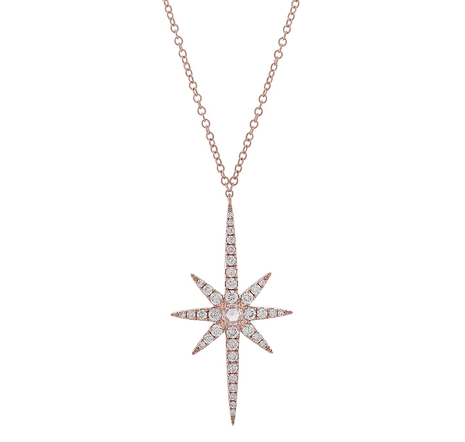 Image 443433_RGL.jpg, Product 443-433 / Price $1,599.99, Graziela Gems 14K Gold Diamond Starburst Necklace from Graziela Gems on TSC.ca's Jewellery department