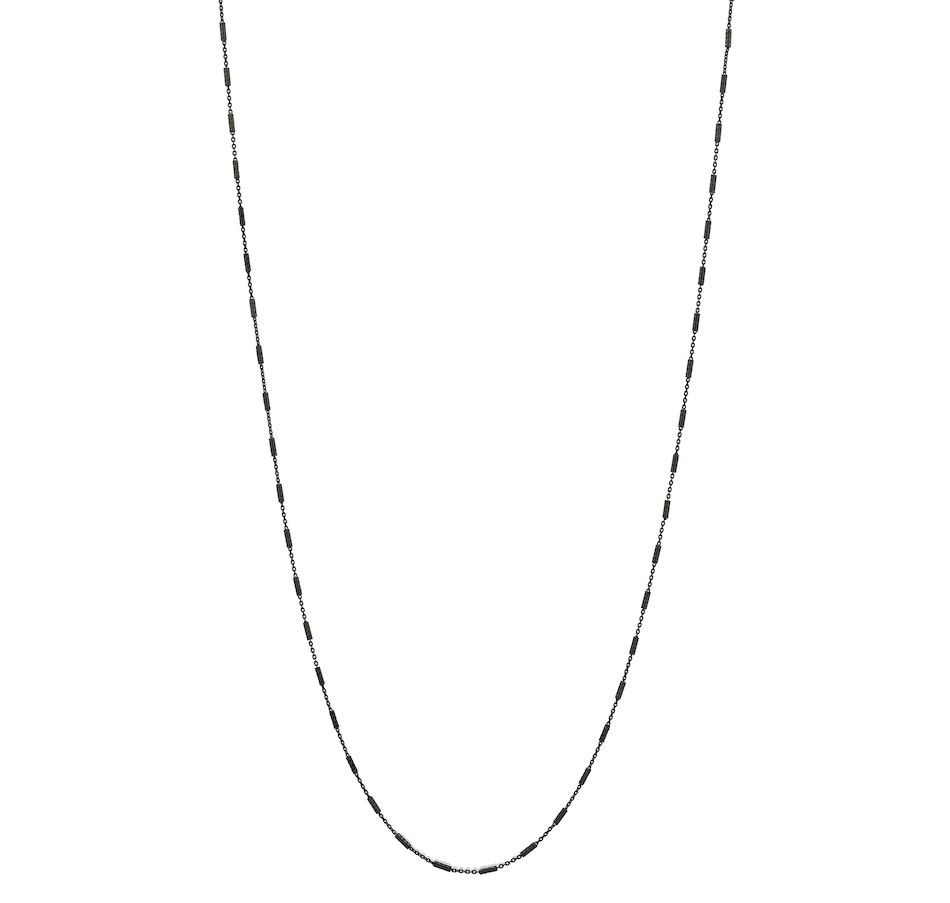Image 446702_BKPL.jpg, Product 446-702 / Price $29.99 - $59.99, Silver Gallery Sterling Silver Diamond Cut Bar Station Chain from Silver Gallery on TSC.ca's Jewellery department