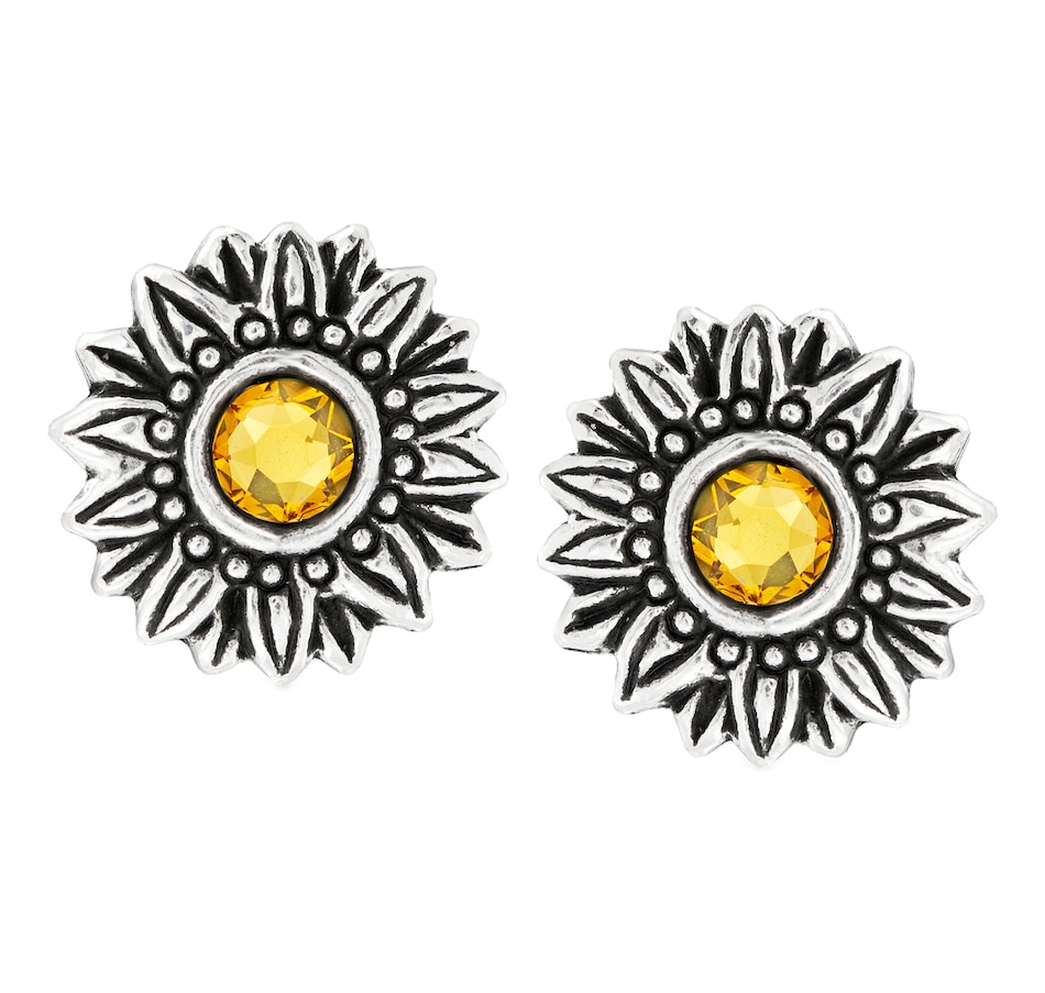 Luca Danni Sunflower Stud Earrings