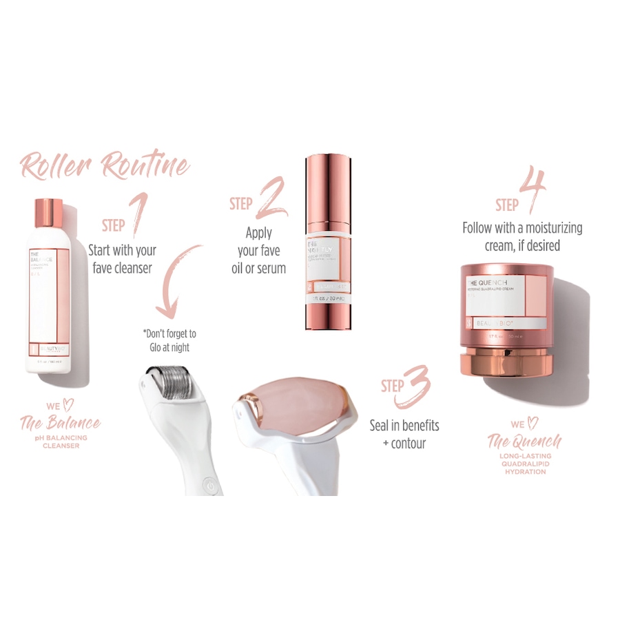 Image 447560_ALTMORE4.jpg, Product 447-560 / Price $59.00, BeautyBio GloPRO Rose Quartz Face + Body Roller GloPRO Attachment from BEAUTYBIO on TSC.ca's Beauty department