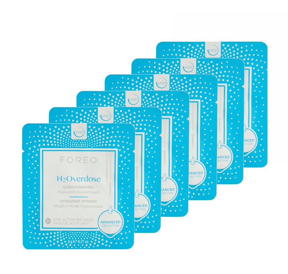 Image 447905.jpg, Product 447-905 / Price $32.99, Foreo UFO H2Overdose Hydrating Mask 6-Pack from Foreo on TSC.ca's Beauty department